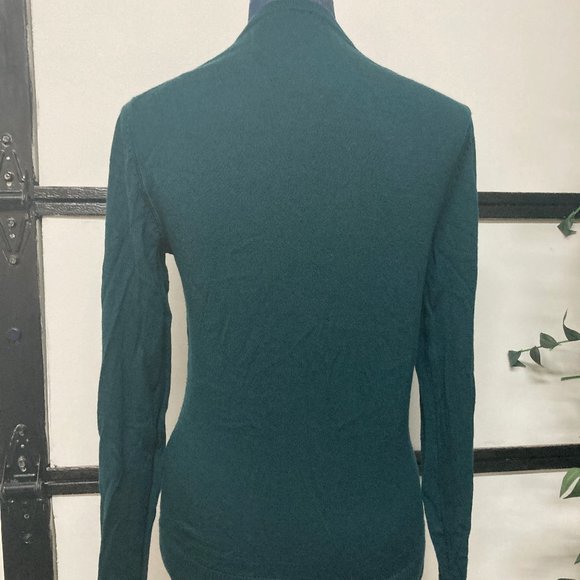 Mens Armani Exchange Lightweight Green Wool Sweater Size Small - Picture 2 of 5